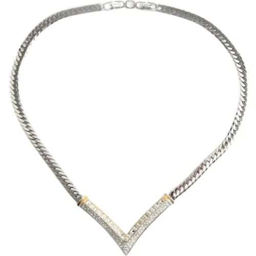 Pre-owned Jewellery, female, , Size: ONE SIZE Pre-owned Metal necklaces - Dior Vintage - Modalova