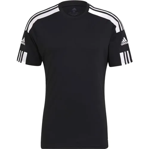 Squad 21 Jsy Ss Schwarzes T-Shirt , Herren, Größe: M - Adidas - Modalova