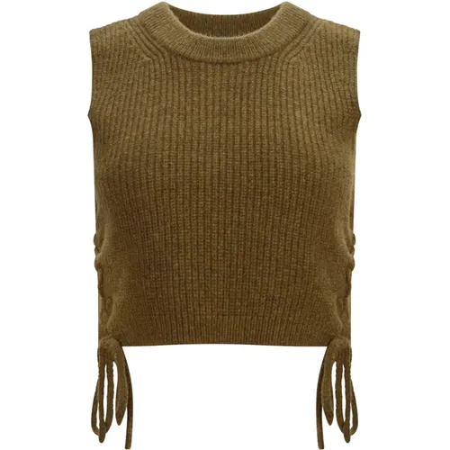 Sleeveless Merino Wool Sweater , female, Sizes: M - altuzarra - Modalova
