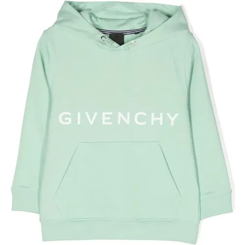 Grüner Hoodie mit Logo-Print - Givenchy - Modalova