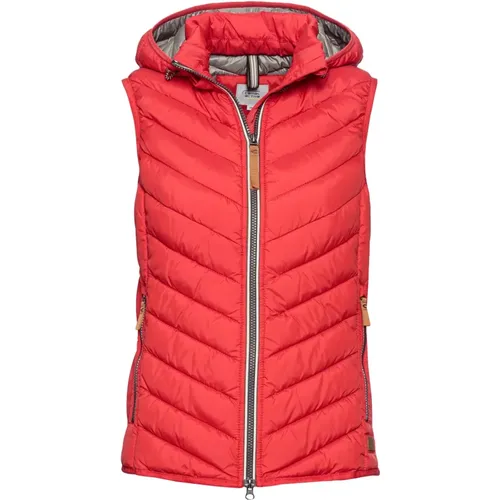 Polyester Puffer Vest , female, Sizes: XL, M, 3XL, 2XL, 4XL - camel active - Modalova