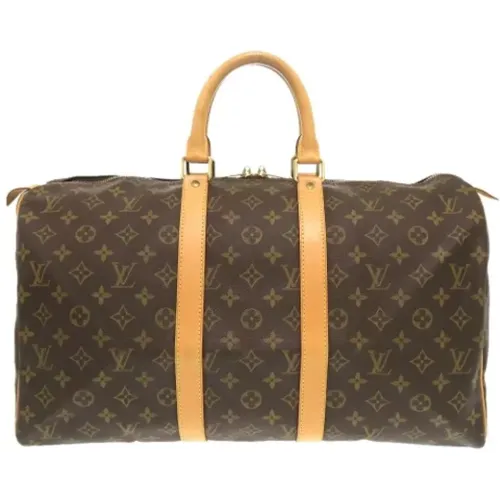 Pre-owned Weekend Bags, female, , Size: ONE SIZE Pre-owned Canvas louis-vuitton-bags - Louis Vuitton Vintage - Modalova