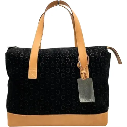 Pre-owned Tote Bags, female, , Size: ONE SIZE Pre-owned Suede totes - Celine Vintage - Modalova