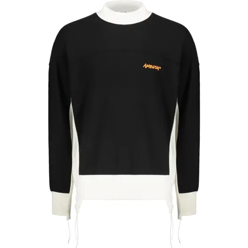 Sweatshirts, male, , Size: S Striped crew-neck sweatshirt - Ambush - Modalova