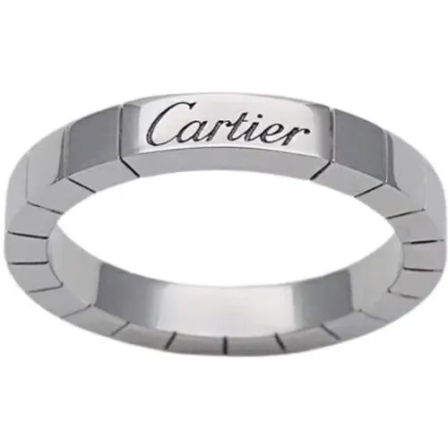 Pre-owned Jewellery, female, , Size: ONE SIZE Pre-owned White Gold rings - Cartier Vintage - Modalova