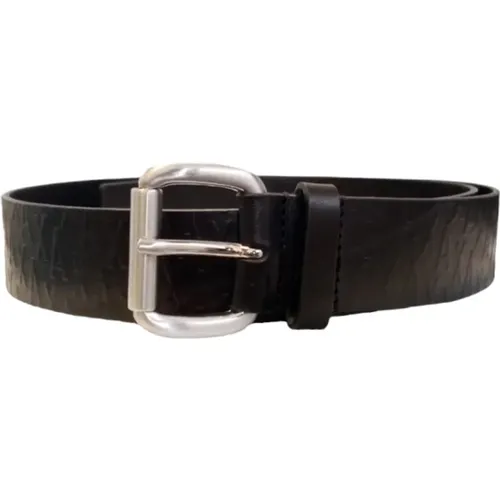 Belts, male, , Size: 85 CM Men's Belt, Synthetic Leather, Stylish Model - Armani Exchange - Modalova