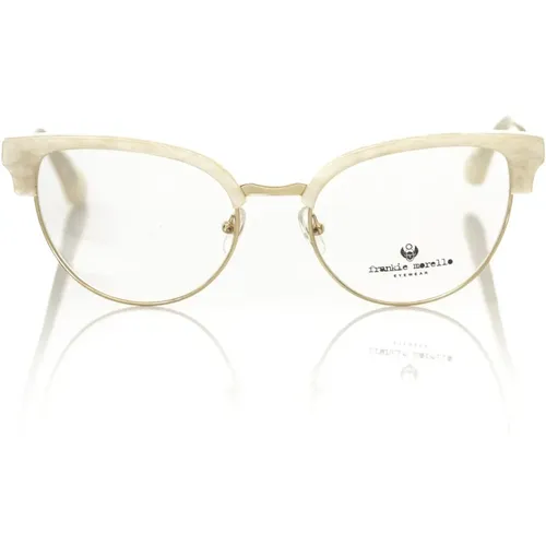 Glasses, unisex, , Size: ONE SIZE Metallic Fibre Clubmaster Eyeglasses - Frankie Morello - Modalova