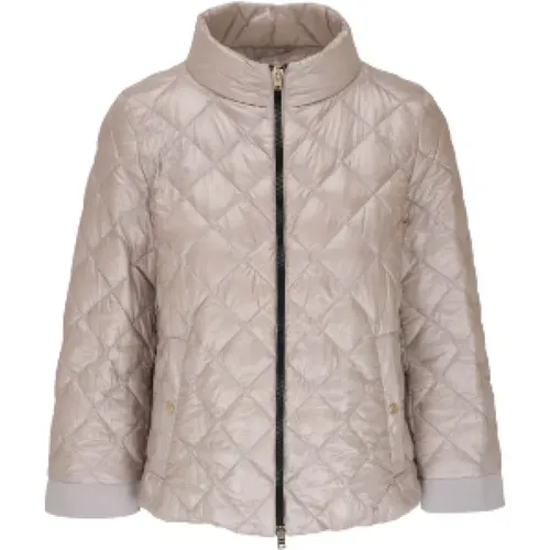 Stylish Grey Jackets , female, Sizes: M, S - Herno - Modalova