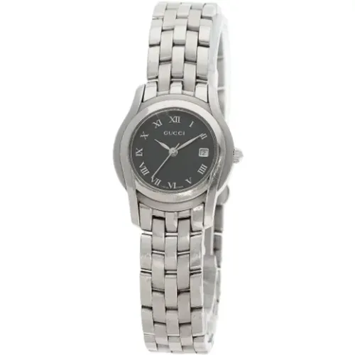 Pre-owned Stainless Steel watches , female, Sizes: ONE SIZE - Gucci Vintage - Modalova