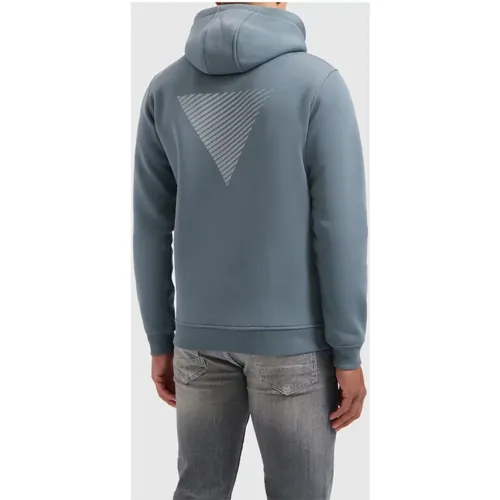 Essential Logo Hoodie Herren Blau , Herren, Größe: L - Pure Path - Modalova