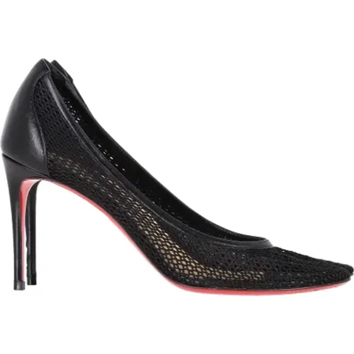 Pre-owned Pumps, female, , Size: 7 1/2 US Pre-owned Polyester heels - Christian Louboutin Pre-owned - Modalova