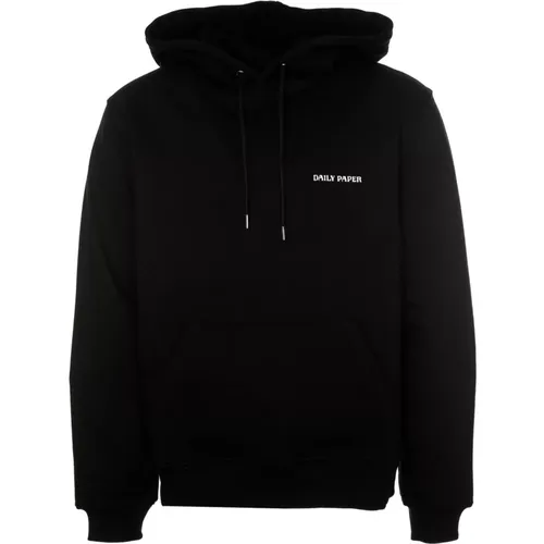 Schwarzer Hoodie mit lockerer Passform , Herren, Größe: 2XL - Daily Paper - Modalova