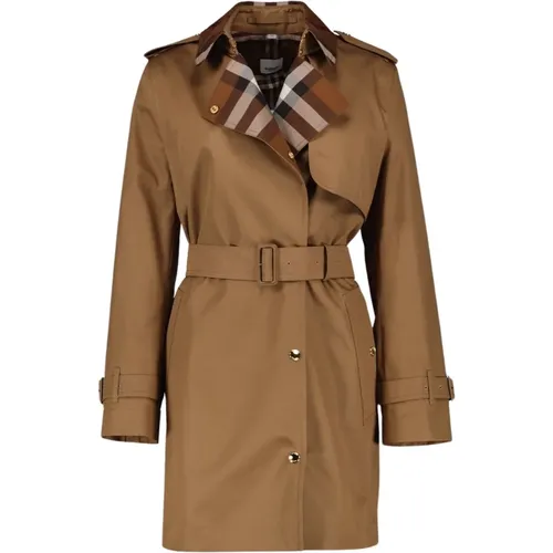 Classic Long Trench Coat , female, Sizes: XS - Burberry - Modalova