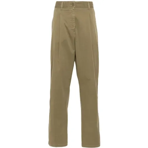 Tabacco Casual Hose , Damen, Größe: 2XS - Aspesi - Modalova