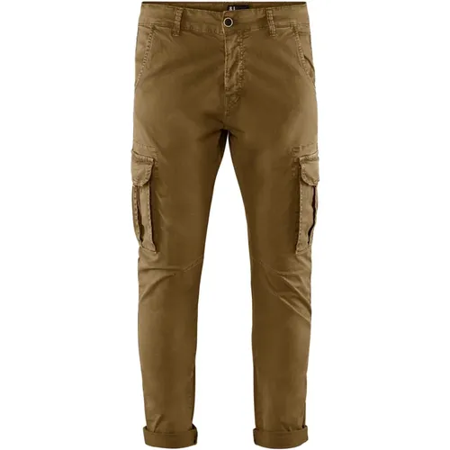 Slim Fit Cargo Hose , Herren, Größe: W29 - BomBoogie - Modalova