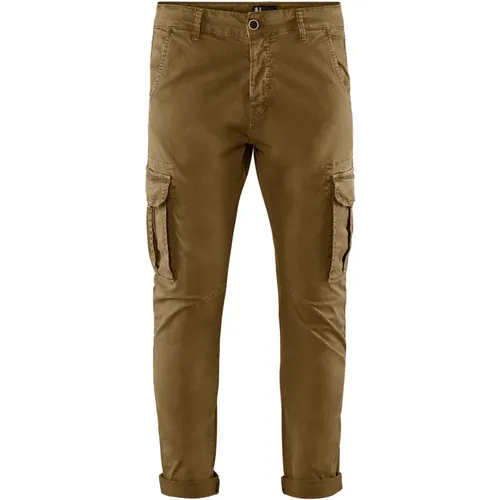 Slim Fit Cargo Pants , male, Sizes: W30, W36, W32, W38, W33, W34, W31, W28 - BomBoogie - Modalova