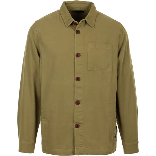 Washed Overshirt , male, Sizes: XL, S, M, L - Barbour - Modalova