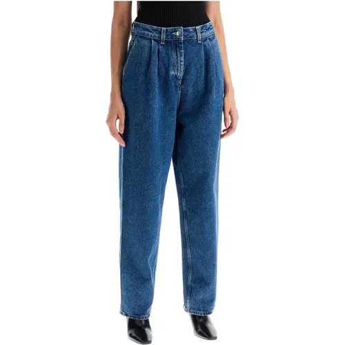 Dunkle Waschung Baumwoll-Denim Jeans Shake , Damen, Größe: M - Saks Potts - Modalova