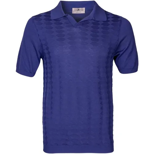 Slim Fit V-Neck Polo Shirt , male, Sizes: S, M, 2XL, L, XL - Irish Crone - Modalova
