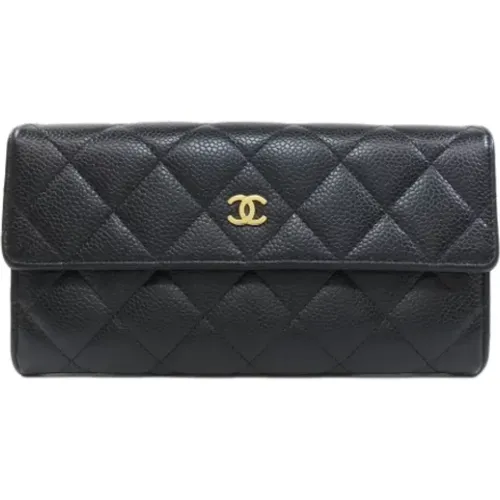 Pre-owned Wallets, female, , Size: ONE SIZE Pre-owned Leather wallets - Chanel Vintage - Modalova