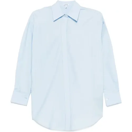 Cotton Poplin Shirt , female, Sizes: S, XS - Loewe - Modalova