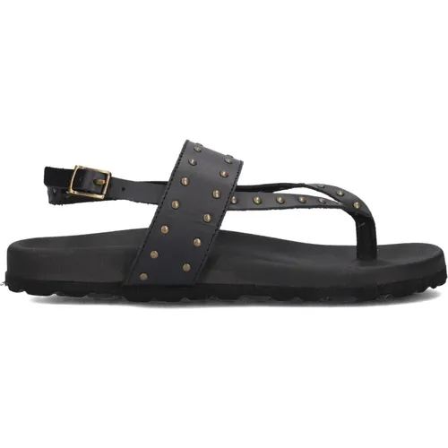 Studded Leather Sandalen , Damen, Größe: 36 EU - Lina Locchi - Modalova