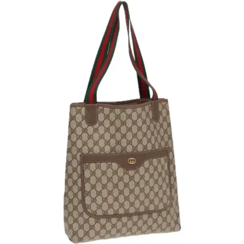 Pre-owned Tote Bags, female, , Size: ONE SIZE Pre-owned Leather totes - Gucci Vintage - Modalova