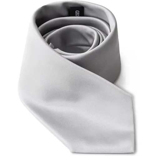 Ties, male, , Size: ONE SIZE Ice Silk Tie and Bow Set - Giorgio Armani - Modalova