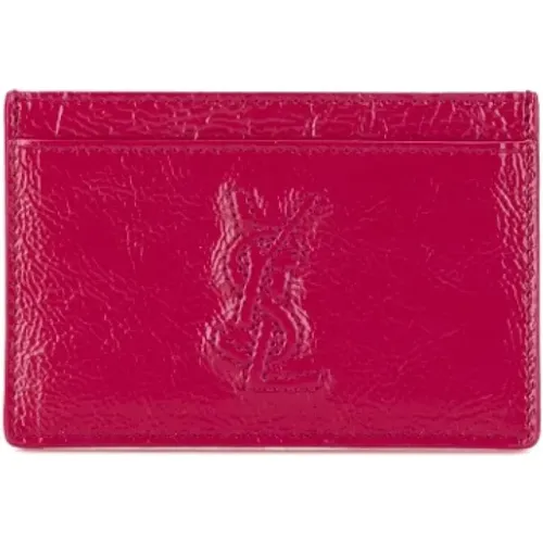 Pre-owned Wallets, female, , Size: ONE SIZE Pre-owned Leather wallets - Yves Saint Laurent Vintage - Modalova