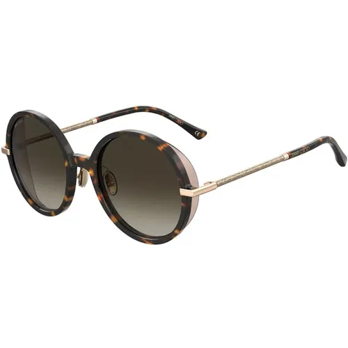 Goldene Metall-Sonnenbrille - Jimmy Choo - Modalova