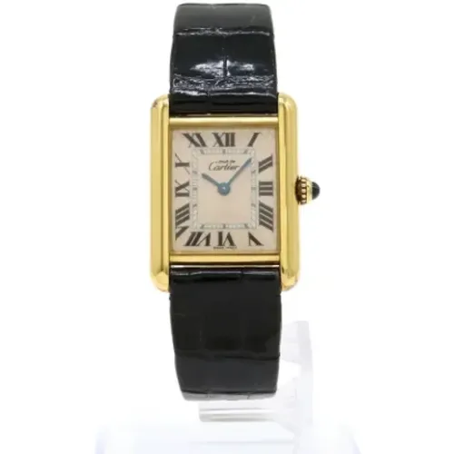 Pre-owned Watches, female, , Size: ONE SIZE Pre-owned Silver watches - Cartier Vintage - Modalova