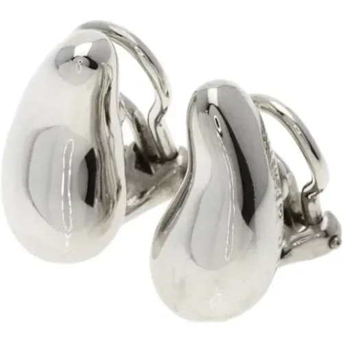 Pre-owned Jewellery, female, , Size: ONE SIZE Pre-owned Silver earrings - Tiffany & Co. Pre-owned - Modalova