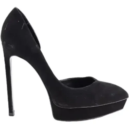 Pre-owned Pumps, female, , Size: 7 US Pre-owned Leather heels - Yves Saint Laurent Vintage - Modalova