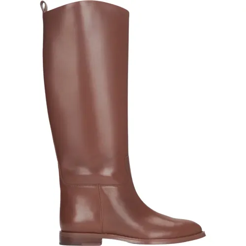 Women's Knee-High Boots with a Wide Shaft made of Genuine Leather Er00116068 , female, Sizes: 2 UK, 4 UK, 3 UK, 6 UK, 5 UK, 7 UK - Estro - Modalova