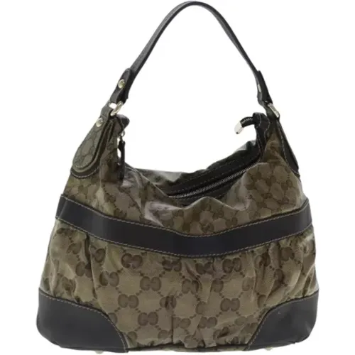 Pre-owned Shoulder Bags, female, , Size: ONE SIZE Pre-owned Canvas gucci-bags - Gucci Vintage - Modalova