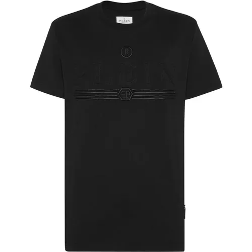 Cooles Grafik T-Shirt , Herren, Größe: XL - Philipp Plein - Modalova