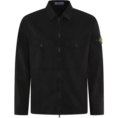 Herren Overshirt Casual Stil , Herren, Größe: 2XL - Stone Island - Modalova