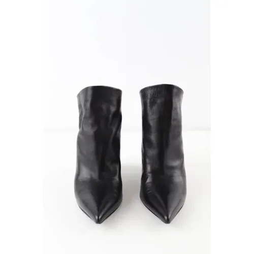 Pre-owned Leather boots , female, Sizes: 6 UK - Balenciaga Vintage - Modalova