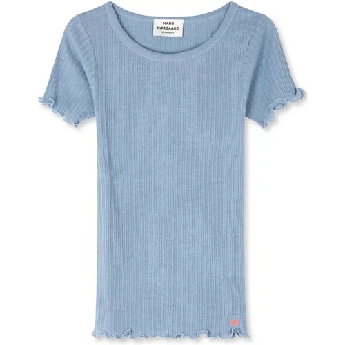 Pulverblauer Trixy Top & T-Shirt - Mads Nørgaard - Modalova