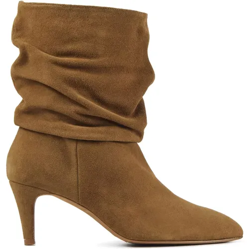 Mid Suede Ankle Boots , female, Sizes: 7 UK, 6 UK, 8 UK, 5 UK - Toral - Modalova
