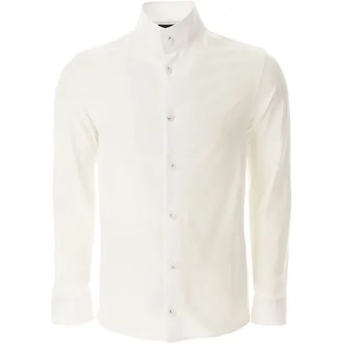 Stand Collar Shirt , male, Sizes: XL, 2XL, L - Emporio Armani - Modalova