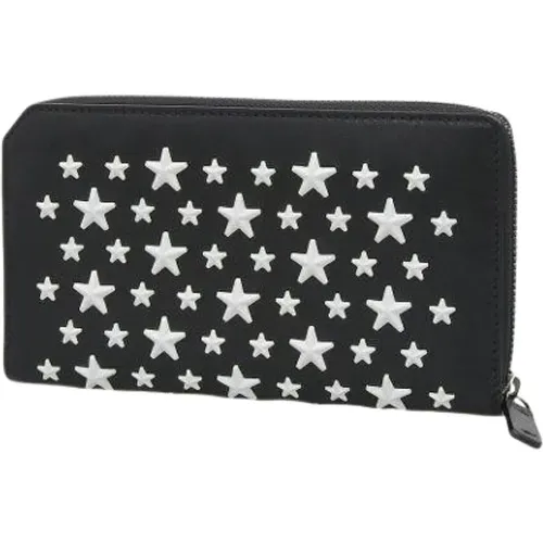 Pre-owned Wallets, female, , Size: ONE SIZE Pre-owned Leather Wallet - Jimmy Choo Pre-owned - Modalova