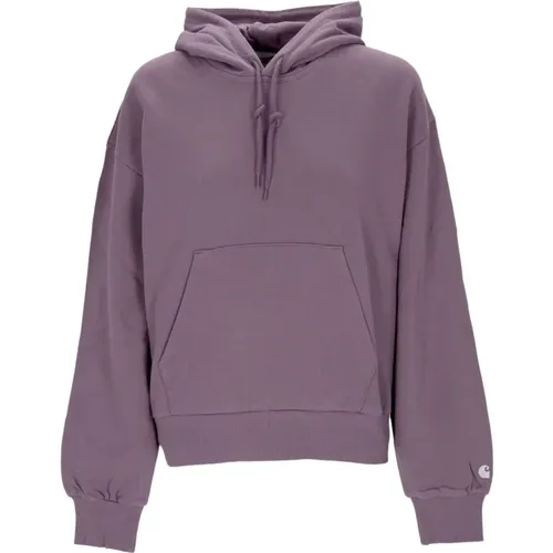 Hoodies, male, , Size: L Hooded Casey Sweatshirt Misty Thistle - Carhartt WIP - Modalova