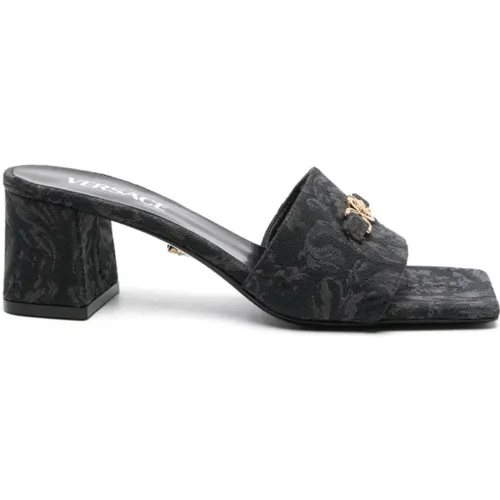 Sandals for Women , female, Sizes: 4 UK, 5 UK, 4 1/2 UK, 5 1/2 UK - Versace - Modalova