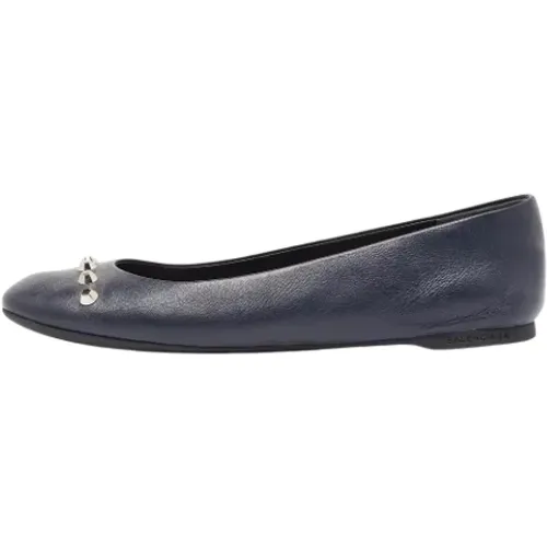 Pre-owned Flats, female, , Size: 8 US Pre-owned Leather flats - Balenciaga Vintage - Modalova