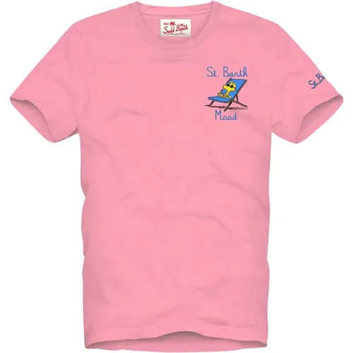 Rosa T-Shirts und Polos - MC2 Saint Barth - Modalova