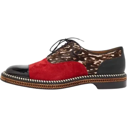 Pre-owned Leather flats , female, Sizes: 8 UK - Christian Louboutin Pre-owned - Modalova