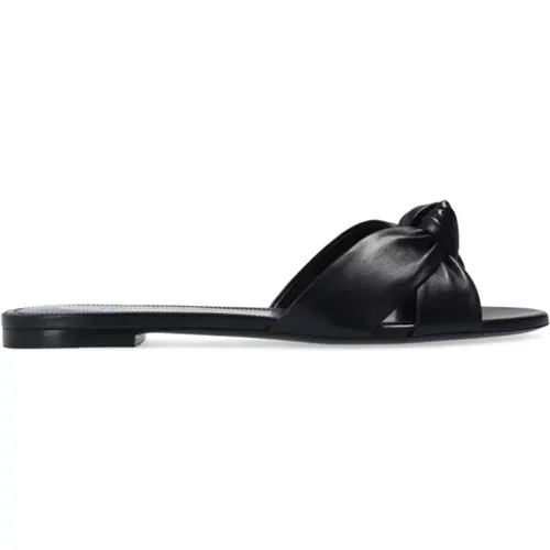 Sliders, female, , Size: 6 1/2 US Summer Style Slides - Saint Laurent - Modalova