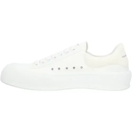 Sneakers, male, , Size: 9 1/2 US Canvas sneakers - alexander mcqueen - Modalova