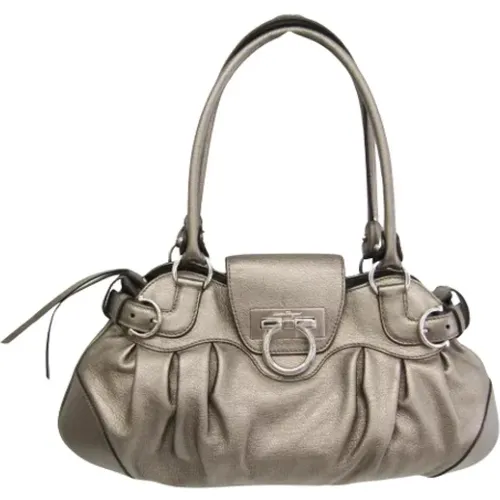 Pre-owned Leather totes , female, Sizes: ONE SIZE - Salvatore Ferragamo Pre-owned - Modalova